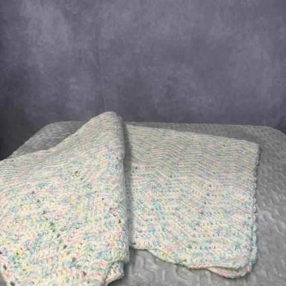 Handmade Baby Blanket Quilt 36 inches by 36 inches - Picture 2 of 3